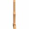 Ekena Millwork Redmond Smooth Timber Gable Bracket, Western Red Cedar, 72"W x 48"H x 3 1/2"D x 5 1/2"F, 16/12 Pitch GBW072X48X0406RED00SWR - alternate 5